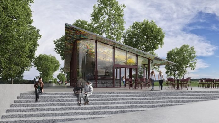 Zapyškio keleivių paviljono ir informacijos centro projektas