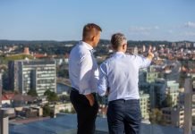 Vilniuje – viena aukščiausių terasų ant verslo centro