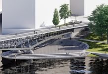 Kaune pradėtos pėsčiųjų tilto statybos