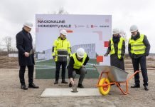 Įkasta Nacionalinės koncertų salės statybų pradžios kapsulė